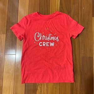 Christmas crew tee size M